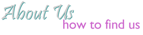 About Us: how to find us