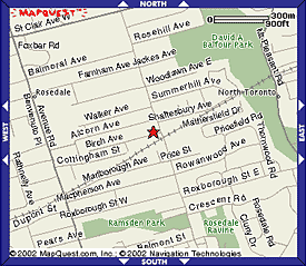 map Toronto location